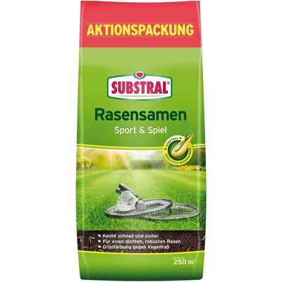 SUBSTRAL Fűmagkeverék Sport & Játék - Gyors csírázás - 5kg SUBSTRAL Fűmagkeverék Sport & Játék - Gyors csírázás - 5kg