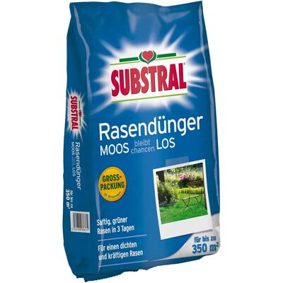 SUBSTRAL Rasendünger 10,5 kg - Moosbekämpfung für Rasen SUBSTRAL Rasendünger 10,5 kg - Moosbekämpfung für Rasen