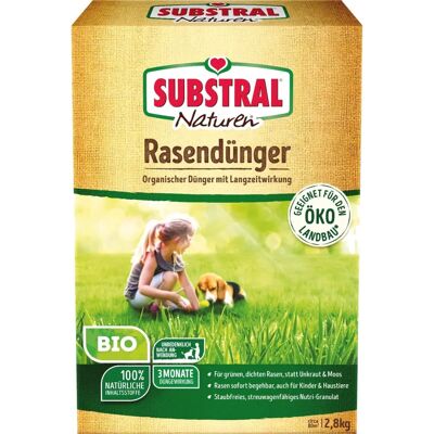 SUBSTRAL Naturen Rasendünger Bio - Bio-Dünger für Rasen, 2,8 kg SUBSTRAL Naturen Rasendünger Bio - Bio-Dünger für Rasen, 2,8 kg