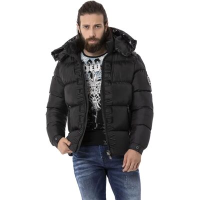 CIPO & BAXX Schwarze Regular Fit Winterjacke - Jacke CIPO & BAXX Schwarze Regular Fit Winterjacke - Jacke