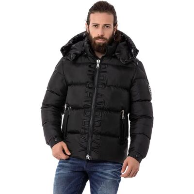 CIPO & BAXX Schwarze Regular Fit Winterjacke - Jacke CIPO & BAXX Schwarze Regular Fit Winterjacke - Jacke