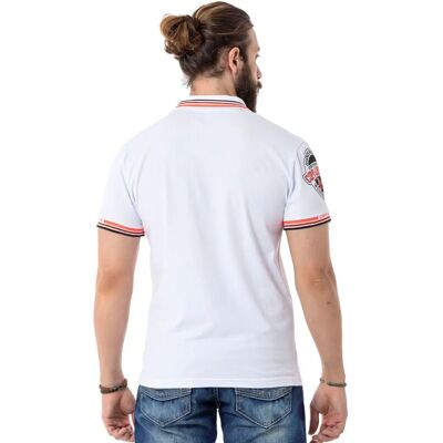 CIPO & BAXX XL Weiß Slim Fit Poloshirt CIPO & BAXX XL Weiß Slim Fit Poloshirt