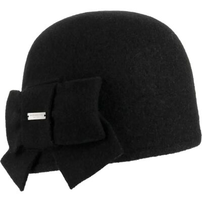 Seeberger Wool Beanie - Black - Woman - One Size - Beanie Seeberger Wool Beanie - Black - Woman - One Size - Beanie