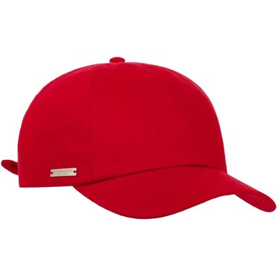Seeberger Baumwoll Damen Cap - Rot - Einheitsgröße - Sportlicher Stil Seeberger Baumwoll Damen Cap - Rot - Einheitsgröße - Sportlicher Stil