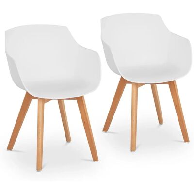 Vita stolar Fromm & Starck - 2 st - Max 150kg - 41x40cm - Kontor/Restaurang Vita stolar Fromm & Starck - 2 st - Max 150kg - 41x40cm - Kontor/Restaurang