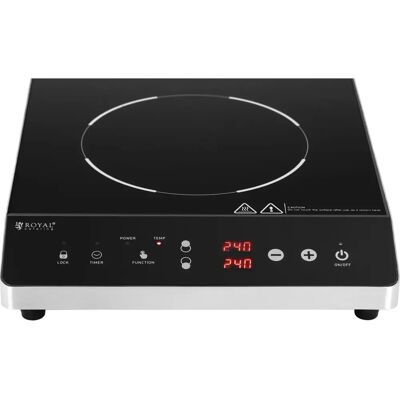 Royal Catering - RCIC-1800P6 - Svart/Grå - Induksjonstoppe Royal Catering - RCIC-1800P6 - Svart/Grå - Induksjonstoppe