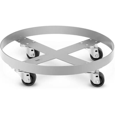 MSW Trummaffärvagn - Stål - 300kg - Diameter 60cm - Grå MSW Trummaffärvagn - Stål - 300kg - Diameter 60cm - Grå