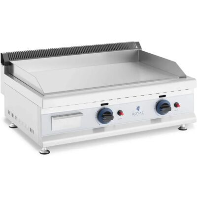 Royal Catering Gas Griddle - 74.5 x 40 cm - smooth - 2 x 3,100 W - Natural gas - 20 mbar - RC-GGF750 Royal Catering Gas Griddle - 74.5 x 40 cm - smooth - 2 x 3,100 W - Natural gas - 20 mbar - RC-GGF750