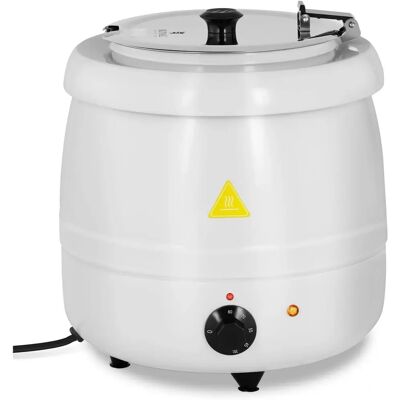 Royal Catering Sopptärning - 10 L - Vit - Elektrisk - Modell RCST-9403 Royal Catering Sopptärning - 10 L - Vit - Elektrisk - Modell RCST-9403