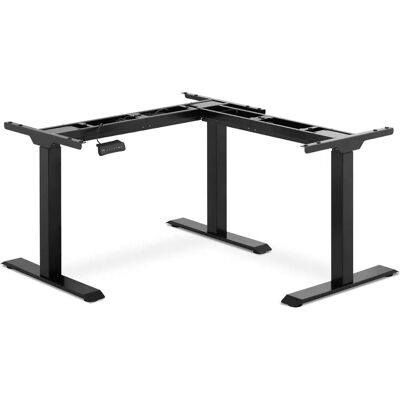 Justerbar hörnskrivbordsram från Fromm & Starck - Höjd: 69-118 cm - Bredd: 90-150 cm (vänster) / 110-190 cm (höger) Justerbar hörnskrivbordsram från Fromm & Starck - Höjd: 69-118 cm - Bredd: 90-150 cm (vänster) / 110-190 cm (höger)