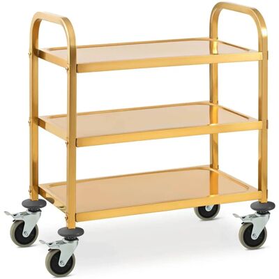 Royal Catering Servicetrolley - 3 hyller - Opptil 240 kg - 69x40 cm - RCSW 2.1G Royal Catering Servicetrolley - 3 hyller - Opptil 240 kg - 69x40 cm - RCSW 2.1G