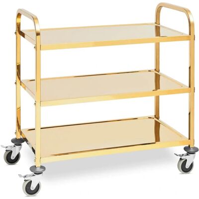 Royal Catering Servicetralle - 3 hyller - Op til 240 kg - Rustrfritt stål Royal Catering Servicetralle - 3 hyller - Op til 240 kg - Rustrfritt stål
