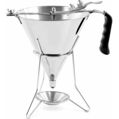 Royal Catering rostfritt stål fyllningstratt - 1,8L - 3 tips Royal Catering rostfritt stål fyllningstratt - 1,8L - 3 tips