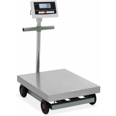 Steinberg Systems Bærbar Plattformvekt - 600kg, LCD, Rullbar Steinberg Systems Bærbar Plattformvekt - 600kg, LCD, Rullbar