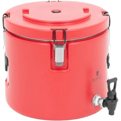 Royal Catering Contenitore Isotermico in Acciaio Inox - 15 L - Blu Royal Catering Contenitore Isotermico in Acciaio Inox - 15 L - Blu