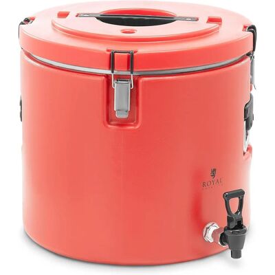Royal Catering Isolierbehälter - 30L - Ablasshahn - Edelstahl - Lebensmittelsicher Royal Catering Isolierbehälter - 30L - Ablasshahn - Edelstahl - Lebensmittelsicher