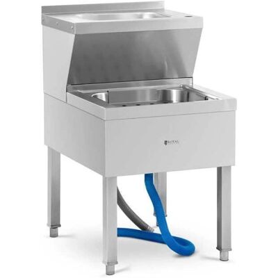 Royal Catering Handtvättställ - Modell RCMS-01 - Rostfritt Stål - 88cm Hög Royal Catering Handtvättställ - Modell RCMS-01 - Rostfritt Stål - 88cm Hög