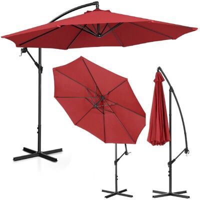 Uniprodo Parasol ogrodowy - 300cm - Uchylny - Stal Uniprodo Parasol ogrodowy - 300cm - Uchylny - Stal
