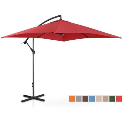 Uniprodo Claret Parasol ogrodowy - Regulowany 250x250cm - UV50+ Uniprodo Claret Parasol ogrodowy - Regulowany 250x250cm - UV50+