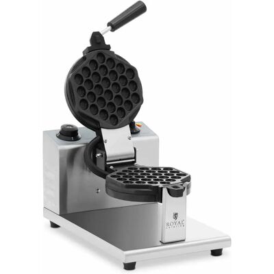 Royal Catering - Waffeleisen - Silber - 170mm - 1200W - Bubble Waffeleisen Royal Catering - Waffeleisen - Silber - 170mm - 1200W - Bubble Waffeleisen