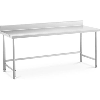 Royal Catering RCAT-200/70-SPS Edelstahl-Arbeits Tisch - 200x70 cm - 95 kg Max. Belastung Royal Catering RCAT-200/70-SPS Edelstahl-Arbeits Tisch - 200x70 cm - 95 kg Max. Belastung