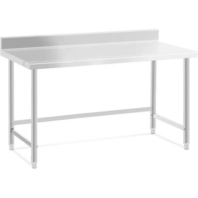 Royal Catering Arbetsbord - 150x70cm, Rostfritt stål, 93kg kapacitet Royal Catering Arbetsbord - 150x70cm, Rostfritt stål, 93kg kapacitet