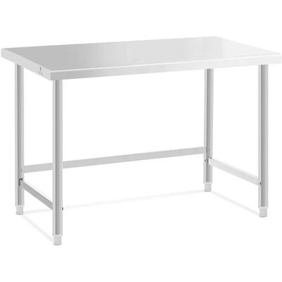 Royal Catering Arbetstisch - 120x60cm - 91kg - Rostfritt stål Royal Catering Arbetstisch - 120x60cm - 91kg - Rostfritt stål
