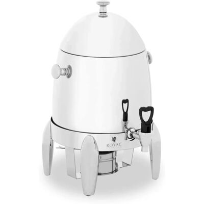 Royal Catering 12L RVS Drink Dispenser met Brandstofhouder - Professioneel Royal Catering 12L RVS Drink Dispenser met Brandstofhouder - Professioneel