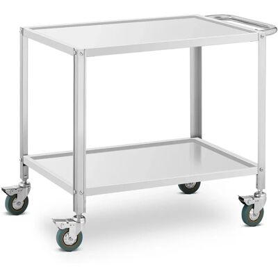 Chariot de service Royal Catering RCGW 12 - 2 étagères - 80x57cm - 100kg - Publicité Chariot de service Royal Catering RCGW 12 - 2 étagères - 80x57cm - 100kg - Publicité