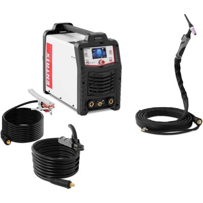 Welbach Aluminium TIG AC/DC Spawarka - 200A - Puls - LCD - Cyfrowa - ENTRIX 200D Welbach Aluminium TIG AC/DC Spawarka - 200A - Puls - LCD - Cyfrowa - ENTRIX 200D