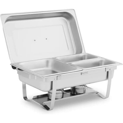 Royal Catering - RCCD_RT19_9L - Rostat stål - Chafing Dish Royal Catering - RCCD_RT19_9L - Rostat stål - Chafing Dish