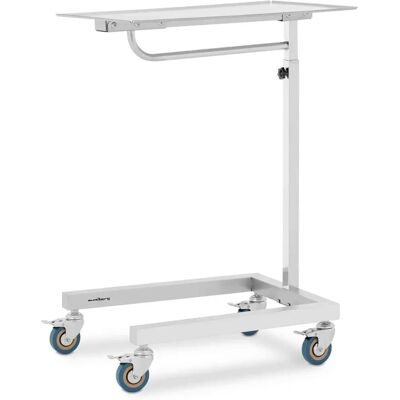 Steinberg Systems Instrumentvogn - 3 hjul - 60 x 40 mm - høydejusterbar - rustfritt stål / gummi - Instrumentvogn Steinberg Systems Instrumentvogn - 3 hjul - 60 x 40 mm - høydejusterbar - rustfritt stål / gummi - Instrumentvogn