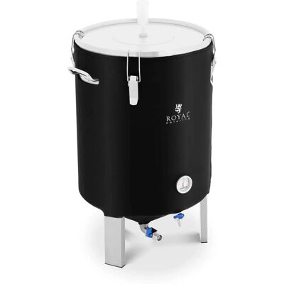 Royal Catering Fermentatore Conico - 60 L - Acciaio Inox - Con Rivestimento Isolante Royal Catering Fermentatore Conico - 60 L - Acciaio Inox - Con Rivestimento Isolante