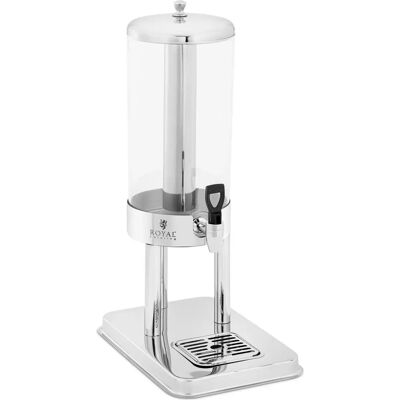 Royal Catering RCJD-01 Rostfritt stål 5,5L Juice Dispenser - Med kylsystem Royal Catering RCJD-01 Rostfritt stål 5,5L Juice Dispenser - Med kylsystem