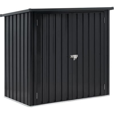 Uniprodo Metallgerätehaus - 145x86x135cm - Sicherer Stauraum Uniprodo Metallgerätehaus - 145x86x135cm - Sicherer Stauraum