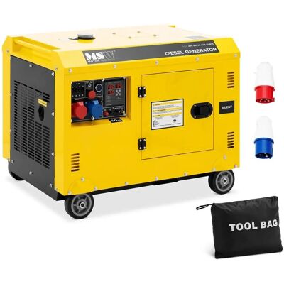 MSW Bärbar dieselgenerator 7220/8500W, 30L, 240/400V - Nödkraft MSW Bärbar dieselgenerator 7220/8500W, 30L, 240/400V - Nödkraft