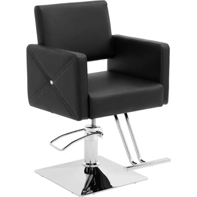 Silla de peluquería PHYSA CARLISLE BLACK - Altura 45-55cm - 150kg Silla de peluquería PHYSA CARLISLE BLACK - Altura 45-55cm - 150kg