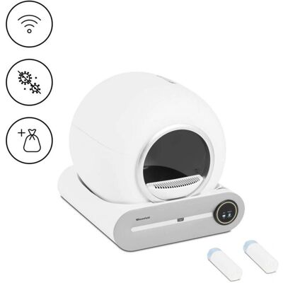 Wiesenfield Selbstreinigende Katzentoilette - App-Steuerung - Ø 25 cm Öffnung - Plasmasterilisierung Wiesenfield Selbstreinigende Katzentoilette - App-Steuerung - Ø 25 cm Öffnung - Plasmasterilisierung
