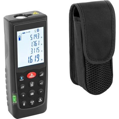 Misuratore di distanza laser Steinberg - fino a 70 m - precisione 1,5 mm - Bluetooth - IP54 - livello a bolla SBS-LDM-110 Misuratore di distanza laser Steinberg - fino a 70 m - precisione 1,5 mm - Bluetooth - IP54 - livello a bolla SBS-LDM-110