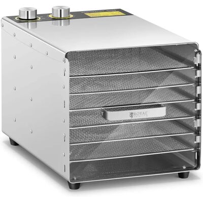 Royal Catering Disidratatore Alimentare - 500 W - 6 Ripiani Royal Catering Disidratatore Alimentare - 500 W - 6 Ripiani