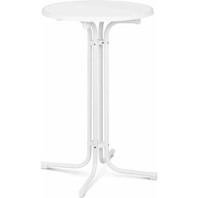 Tavolo Alto Royal Catering - Ø 70 cm - pieghevole - bianco - Tavolo Alto Tavolo Alto Royal Catering - Ø 70 cm - pieghevole - bianco - Tavolo Alto