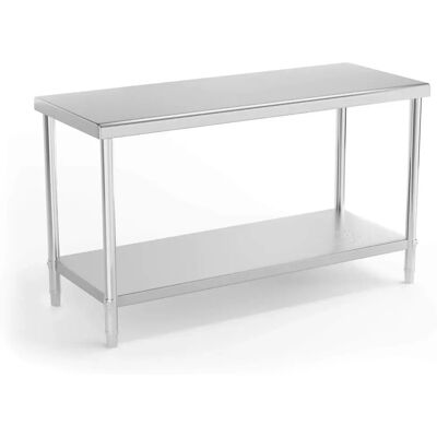 Royal Catering RVS Werktafel - 150 x 60 cm - 230 kg draagkracht Royal Catering RVS Werktafel - 150 x 60 cm - 230 kg draagkracht