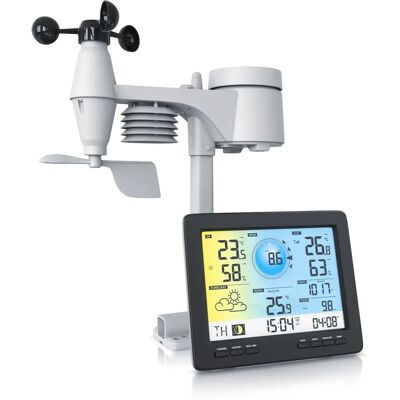 Brandson Wetterstation - 5-in-1 Außensensor - Schwarz Brandson Wetterstation - 5-in-1 Außensensor - Schwarz