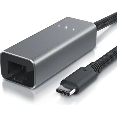 Primewire Netzwerk Adapter - USB-C zu RJ45 Gigabit - Grau - Netzwerkadapter Primewire Netzwerk Adapter - USB-C zu RJ45 Gigabit - Grau - Netzwerkadapter