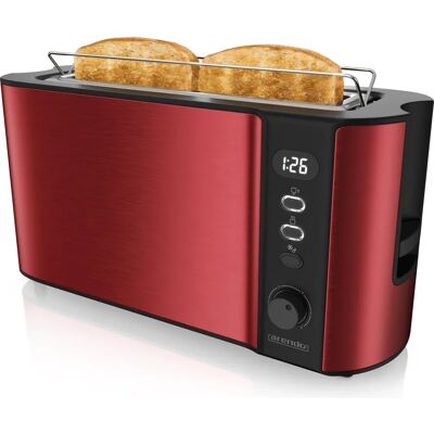 Arendo Edelstahl 2-Scheiben Toaster mit Breitenschlitzen - Toaster Arendo Edelstahl 2-Scheiben Toaster mit Breitenschlitzen - Toaster