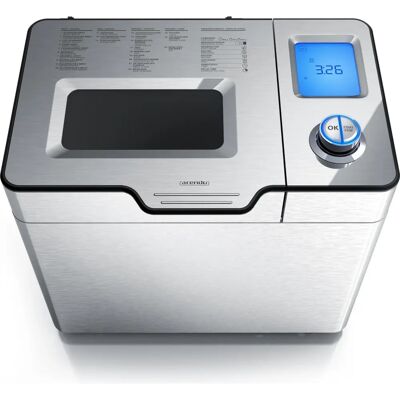 Arendo Brotbackautomat - 25 Programme - 550 W - Grau - Brotbackmaschine Arendo Brotbackautomat - 25 Programme - 550 W - Grau - Brotbackmaschine