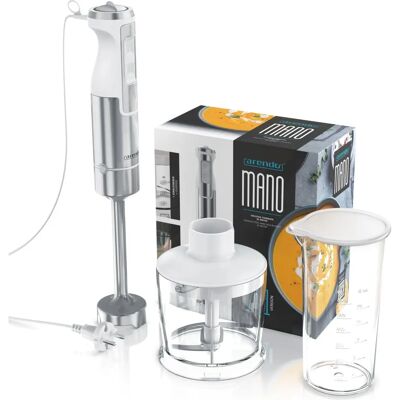 Arendo Edelstahl Stabmixer, DC Pürierstab mit Zerkleinerer & Messbecher, 1000W Arendo Edelstahl Stabmixer, DC Pürierstab mit Zerkleinerer & Messbecher, 1000W