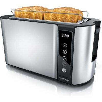 Arendo Toaster 4 Scheiben Edelstahl - Toaster Arendo Toaster 4 Scheiben Edelstahl - Toaster