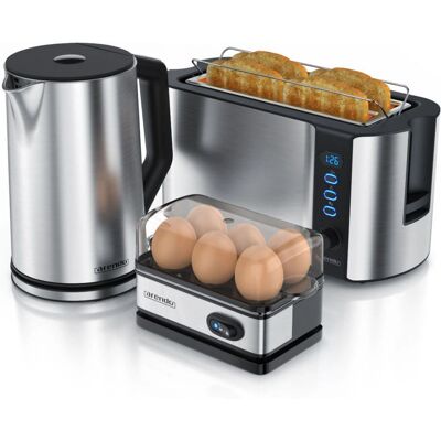 Arendo Küchen Set - Doppeltoaster & Eierkocher Arendo Küchen Set - Doppeltoaster & Eierkocher