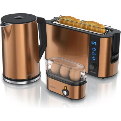 Arendo - Breakfast Set - Kupfer - 1,5L Wasserkocher - Küchenset Arendo - Breakfast Set - Kupfer - 1,5L Wasserkocher - Küchenset